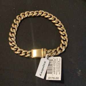 Selling a esquire bracelet got it from macys gold plated over sterling silver
